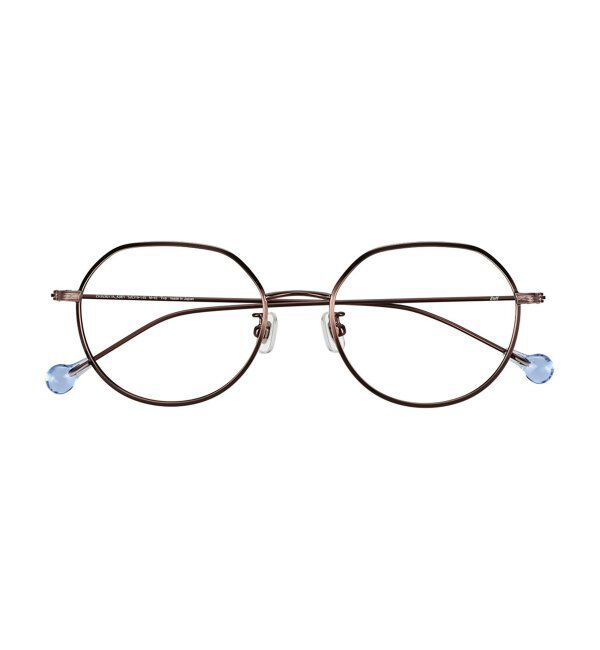  「ボストン型 メガネ | 軽量、眼鏡、伊達めがね、度付きレンズ交換、度あり、度なし レンズ交換券付」|メガネ|薄ブラウン