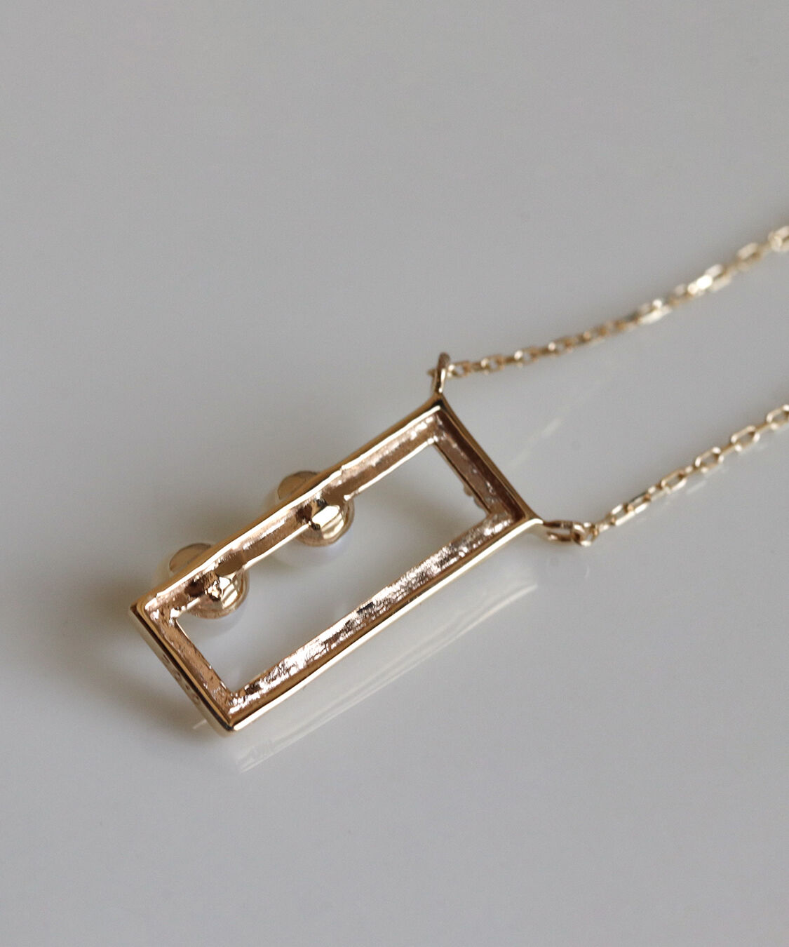  「ダイヤモンド パール ネックレス | K10YG」|ネックレス|