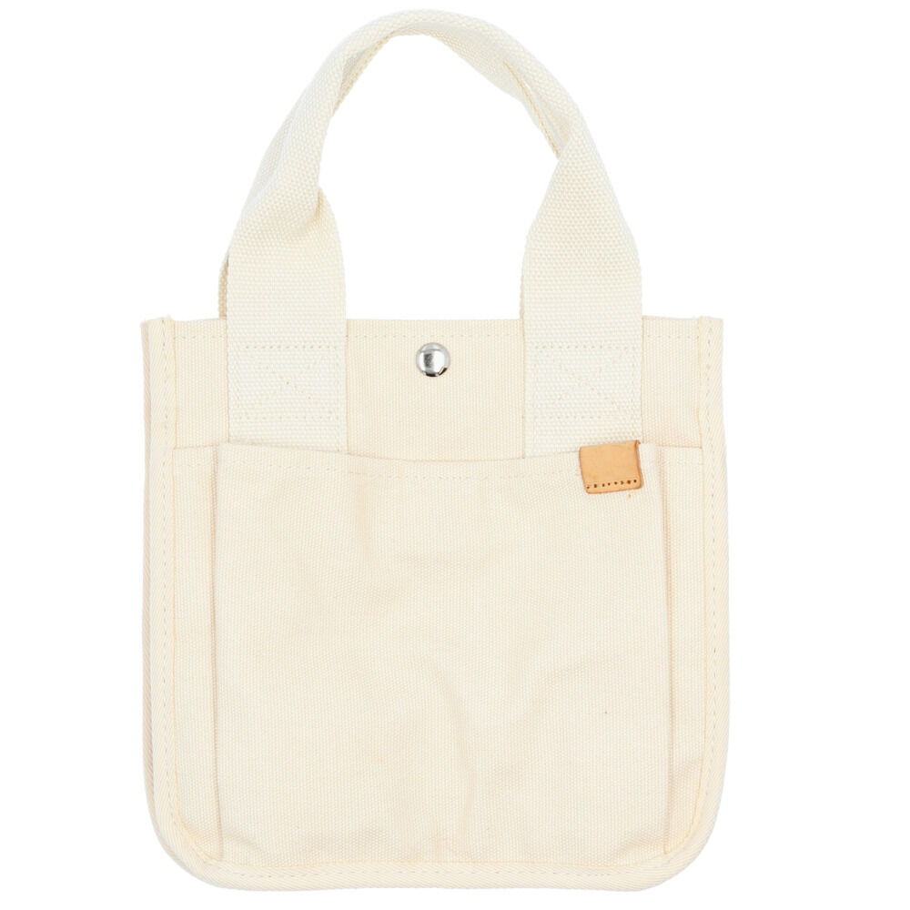 BACKYARD FAMILY「トートバッグ レディース キャンバス 通販 小さめ ミニトートバッグ おしゃれ 無地 ミニトート」|トートバッグ|ベージュ1
