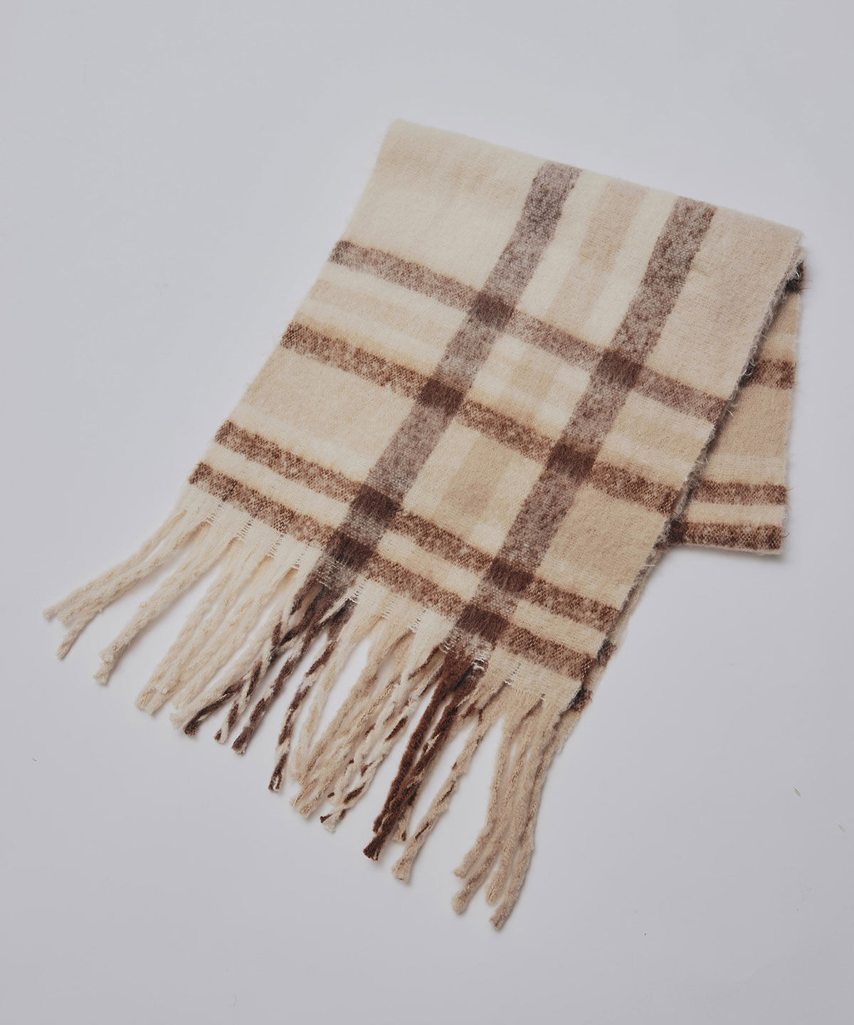 REDYAZEL「ワイドチェックマフラー」|マフラー|