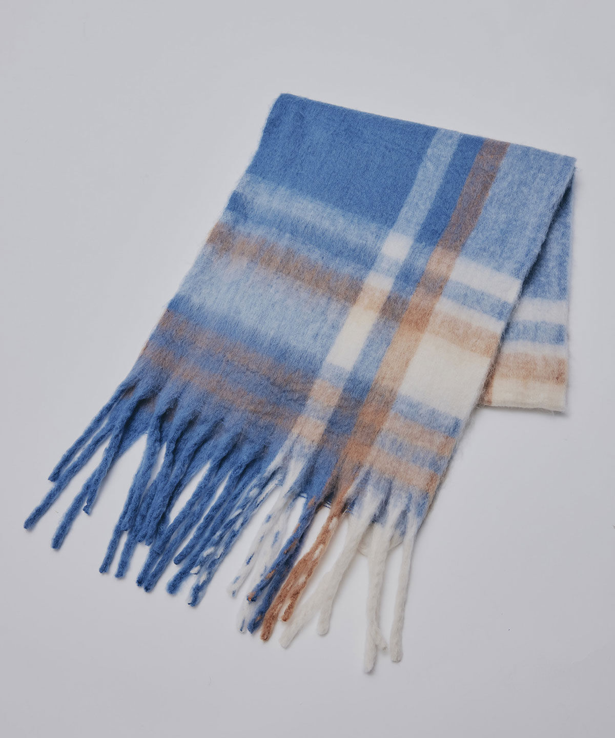 REDYAZEL「ワイドチェックマフラー」|マフラー|