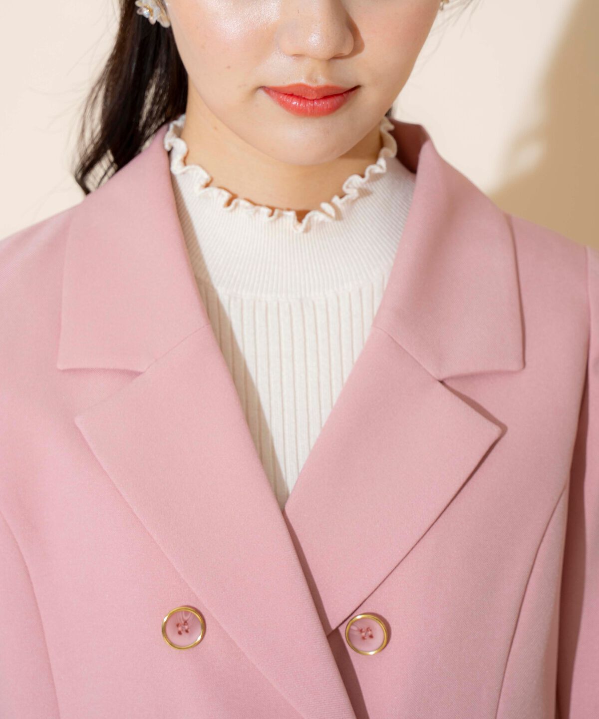 WILLSELECTION「ダブルボタンショートジャケット」|テーラードジャケット|