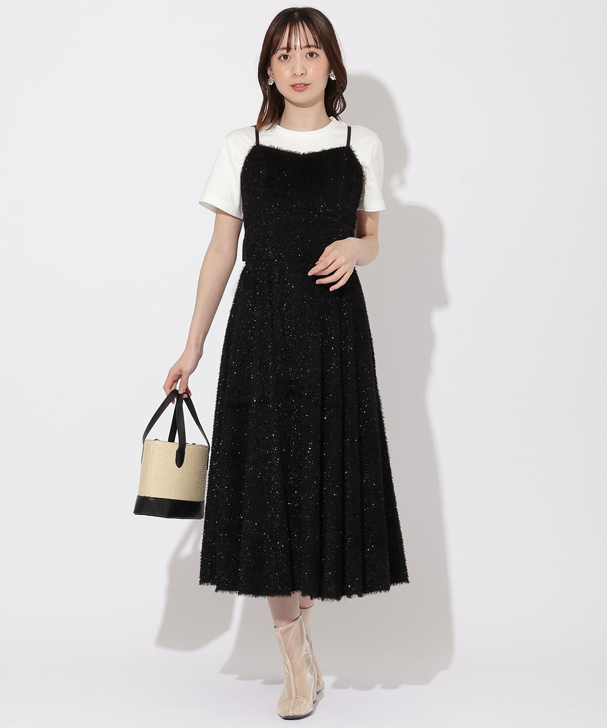 WILLSELECTION「フリンジキャミワンピース」|ワンピース|