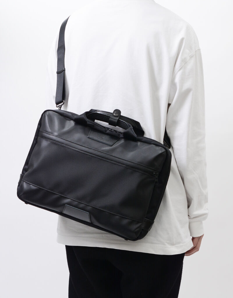 master-piece「Progress Coating ver. ブリーフケース」|ビジネスバッグ|クロ