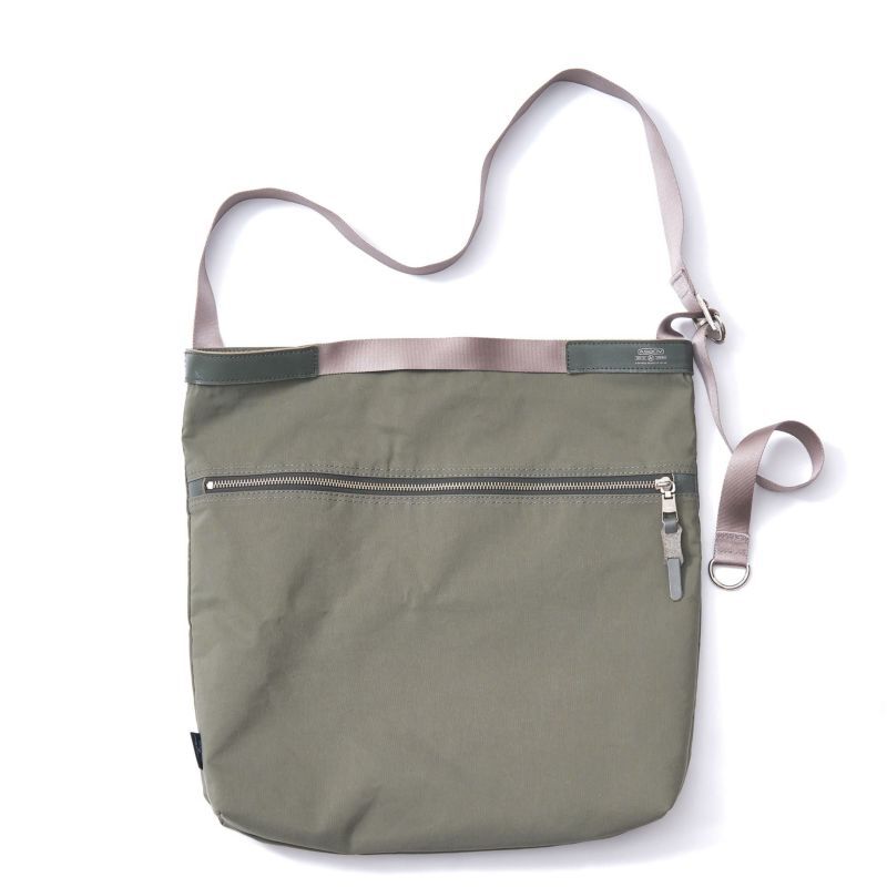 AS2OV「AS2OV / アッソブ SHRINK NYLON SACOCHE (L)」|ショルダー・メッセンジャー|