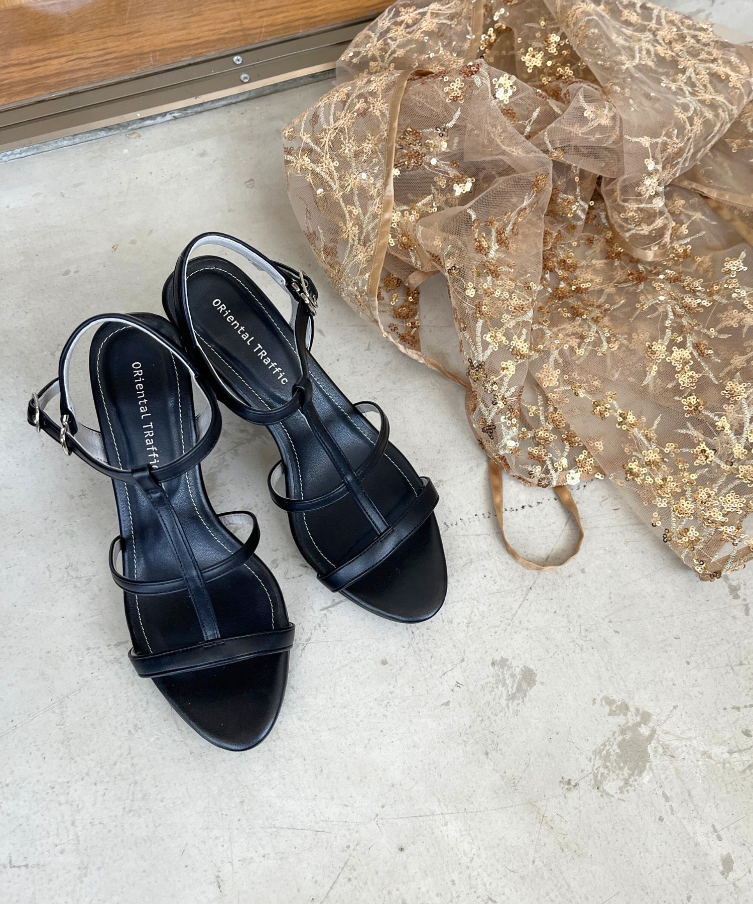 ORiental TRaffic「ボーンストラッププラットフォームサンダル/41206」|サンダル|