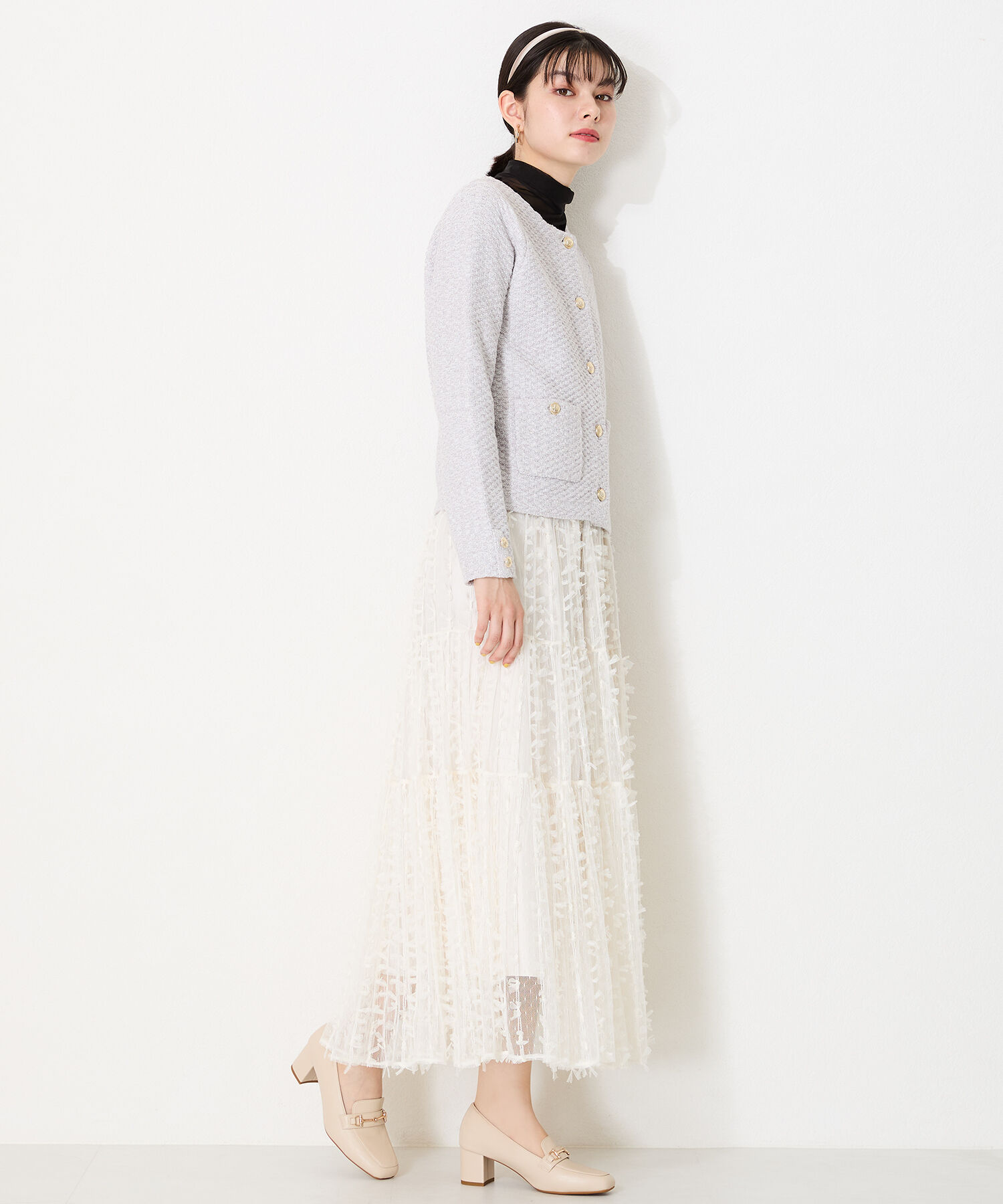 ORiental TRaffic「【跳べるパンプス/シリーズ累計１５０万足突破 】ビット ヒールローファー /R-3214 厚手クッション」|パンプス|