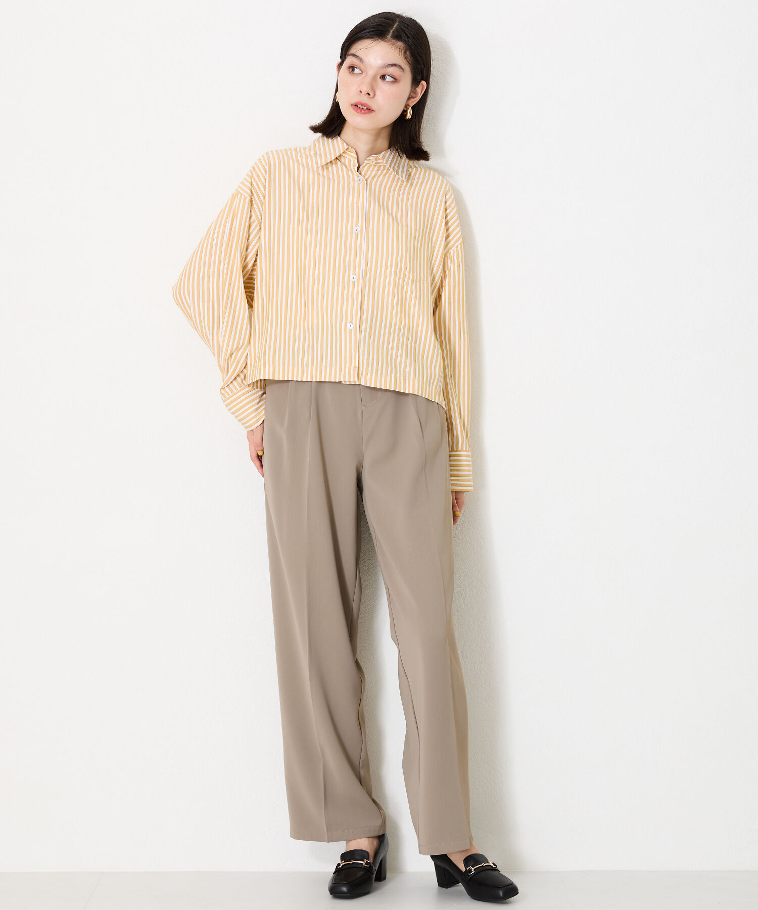 ORiental TRaffic「【跳べるパンプス/シリーズ累計１５０万足突破 】ビット ヒールローファー /R-3214 厚手クッション」|パンプス|