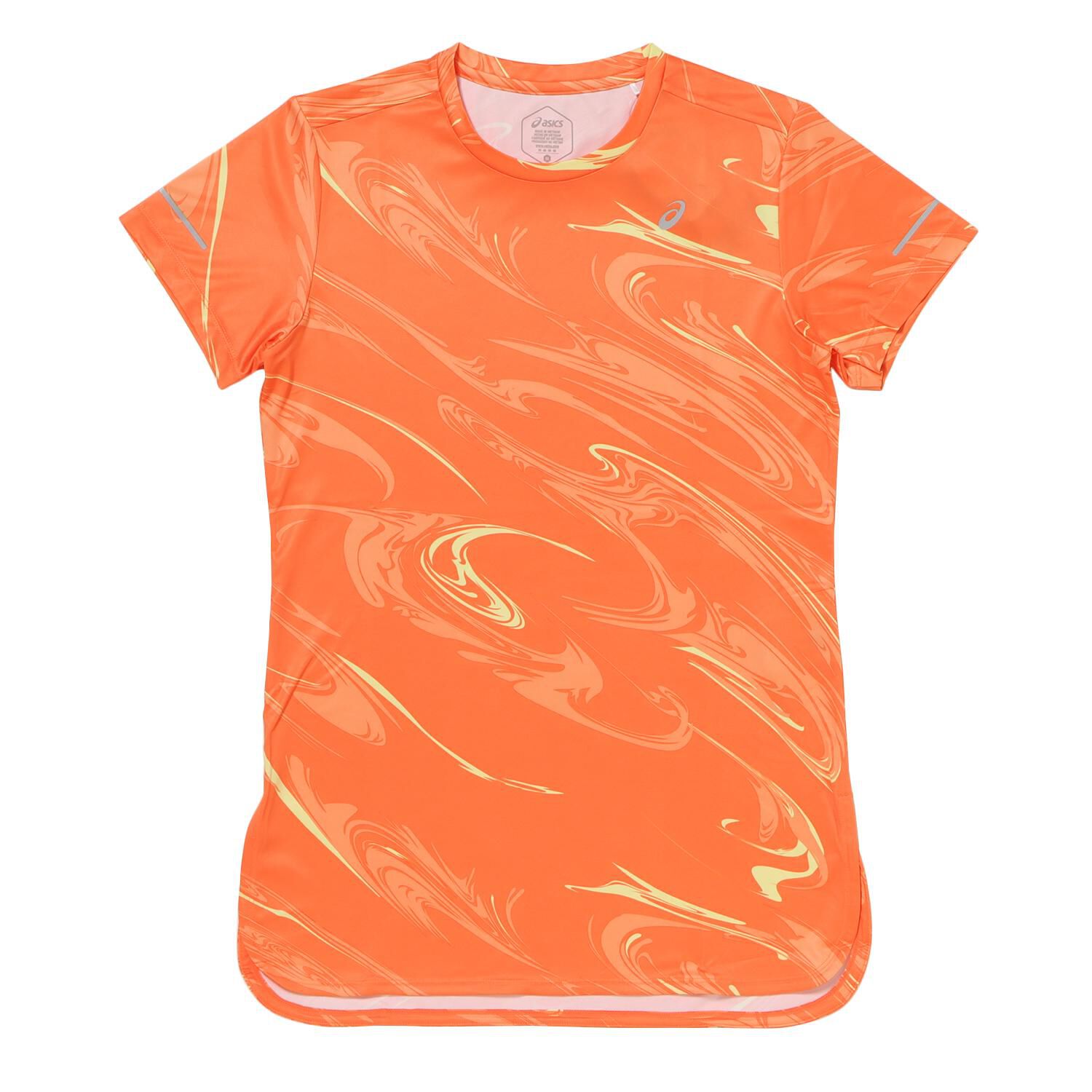 asics「【asicsｳｪｱ】ｳｲﾒﾝｽﾞｸﾞﾗﾌｨｯｸﾄﾞﾗｲｼｮｰﾄｽﾘｰﾌﾞｼｬﾂ」|Tシャツ・カットソー|オレンジ