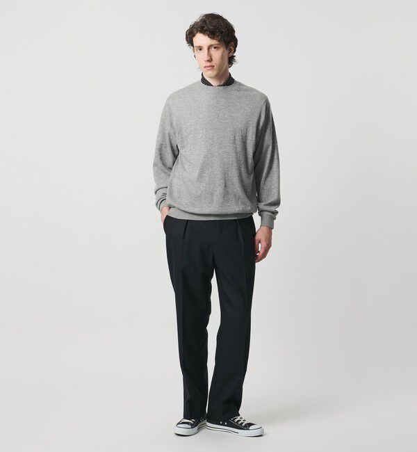UNITED ARROWS「カシミヤ ハイゲージ クルーネックニット」|ニット・セーター|