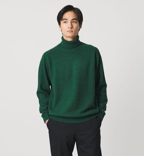 UNITED ARROWS「ウール カシミヤ ミドルゲージ タートルネック ニット」|ニット・セーター|KELLY