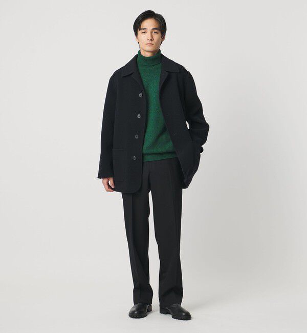 UNITED ARROWS「ウール カシミヤ ミドルゲージ タートルネック ニット」|ニット・セーター|