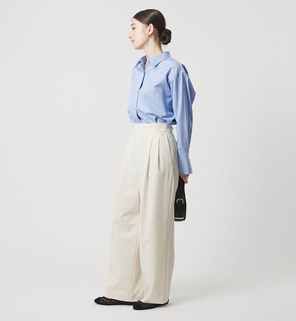 UNITED ARROWS「T/W ワイドパンツ ‐ウォッシャブル‐」|スラックス|