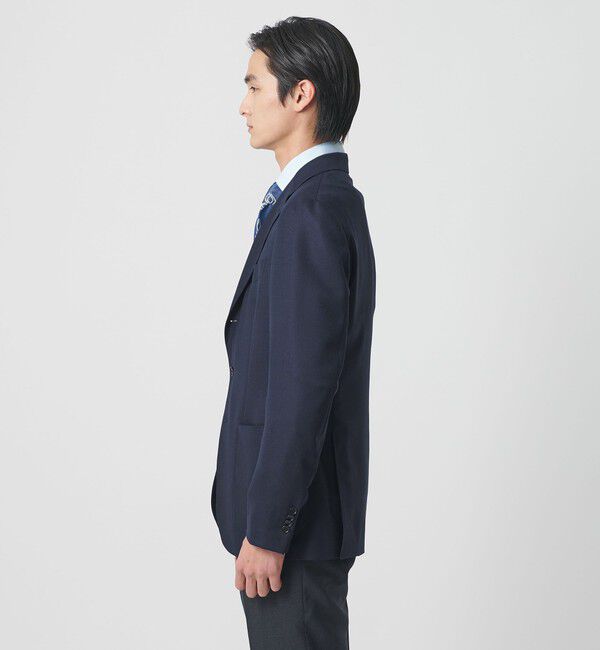 UNITED ARROWS「タスマニアウール メッシュ 3ボタン シングル ジャケット S-MODEL　ヨコストレッチ」|テーラードジャケット|