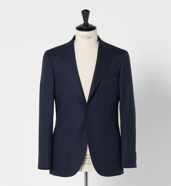 UNITED ARROWS「タスマニアウール メッシュ 3ボタン シングル ジャケット S-MODEL　ヨコストレッチ」|テーラードジャケット|