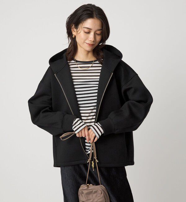 UNITED ARROWS green label relaxing「ダンボール ジップ フーディ」|パーカー|