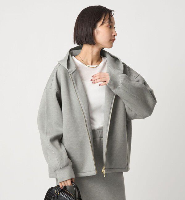 UNITED ARROWS green label relaxing「ダンボール ジップ フーディ」|パーカー|