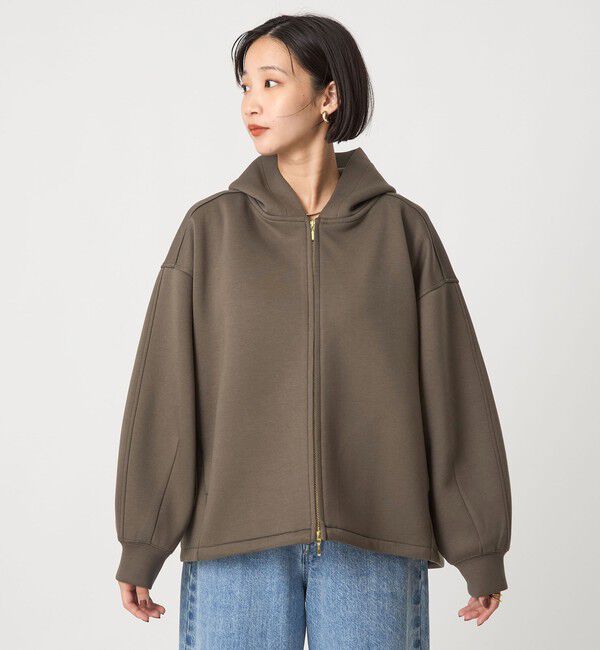 UNITED ARROWS green label relaxing「ダンボール ジップ フーディ」|パーカー|