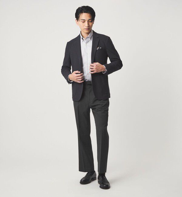 UNITED ARROWS green label relaxing「TW ギャバジン 1プリーツ ドレスチノ パンツ -ウォッシャブル-」|スラックス|