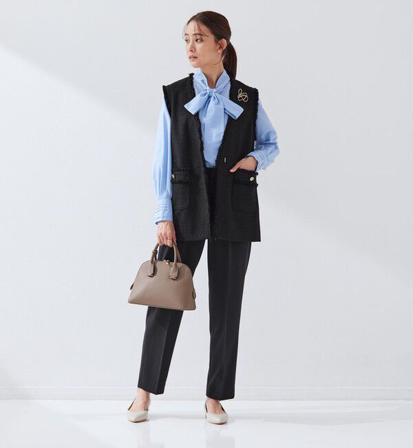 UNITED ARROWS green label relaxing「［size SHORTあり］ライト ツイードライク ジレ」|ベスト・ジレ|