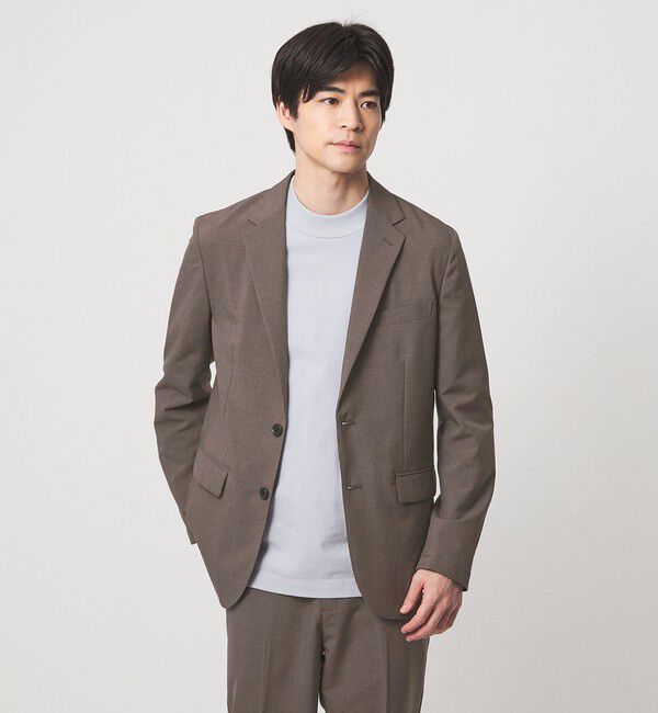 UNITED ARROWS green label relaxing「【WEB限定】JUST fit ドライポリエステル ナロー セットアップ -吸水速乾-」|テーラードジャケット|