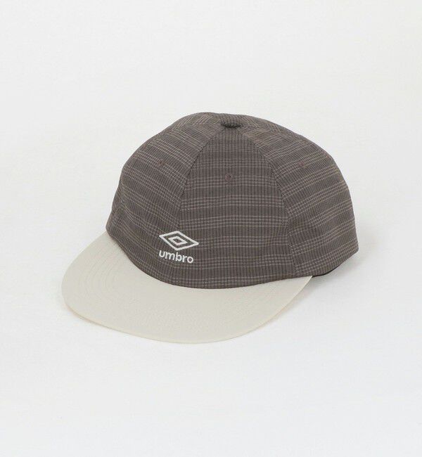 UNITED ARROWS green label relaxing「【別注】＜UMBRO＞ロゴ キャップ」|キャップ・キャスケット|MD.GRAY