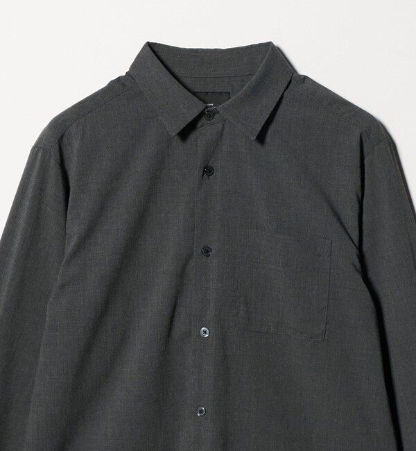 UNITED ARROWS green label relaxing「【WEB限定】JUST fit ウールライク シャツ -ストレッチ-」|シャツ・ブラウス|