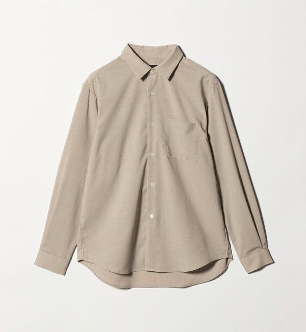 UNITED ARROWS green label relaxing「【WEB限定】JUST fit ウールライク シャツ -ストレッチ-」|シャツ・ブラウス|MOCA