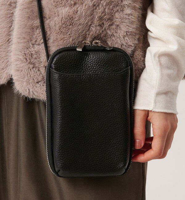 BEAUTY&YOUTH UNITED ARROWS「レザー ジップスリム ウォレットショルダー」|ショルダー・メッセンジャー|