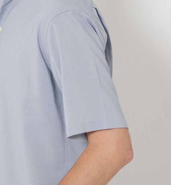 BEAUTY&YOUTH UNITED ARROWS「【WEB限定 WARDROBE SMART】ドレープ  バンドカラー スキッパーシャツ」|シャツ・ブラウス|