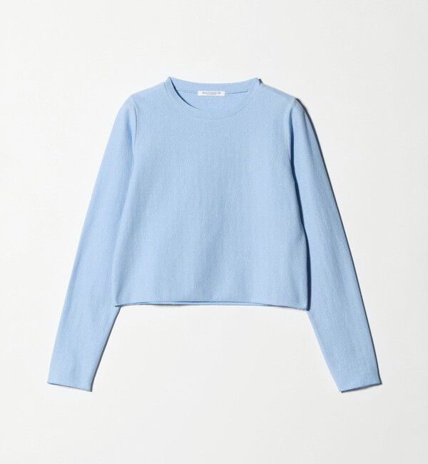 BEAUTY&YOUTH UNITED ARROWS「コットンポリエステル ラメロングスリーブカットソー」|Tシャツ・カットソー|LT.BLUE