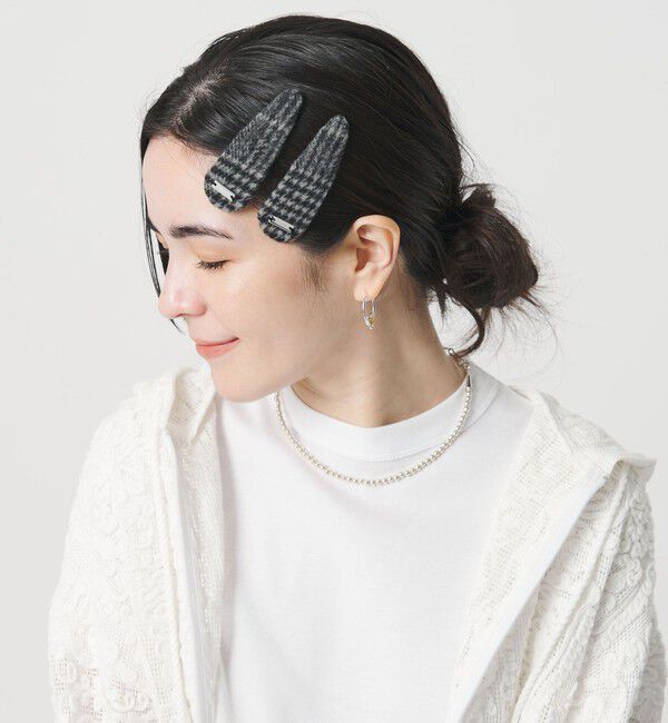BEAUTY&YOUTH UNITED ARROWS「＜heyep＞Plaid ヘアクリップ/2P」|ヘアバンド|