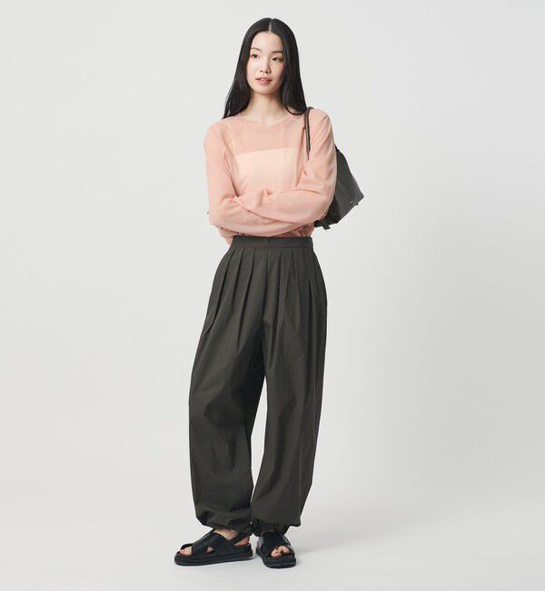 BEAUTY&YOUTH UNITED ARROWS「オーガンジー ラグランスリーブカットソー ウォッシャブル」|Tシャツ・カットソー|