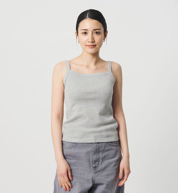 BEAUTY&YOUTH UNITED ARROWS「コットン パターンメッシュ キャミソール」|タンクトップ|