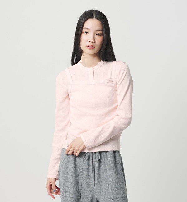 BEAUTY&YOUTH UNITED ARROWS「コットン パターンメッシュ キャミソール」|タンクトップ|