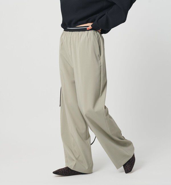 BEAUTY&YOUTH UNITED ARROWS「ラインゴム ワイドパンツ ウォッシャブル」|その他|