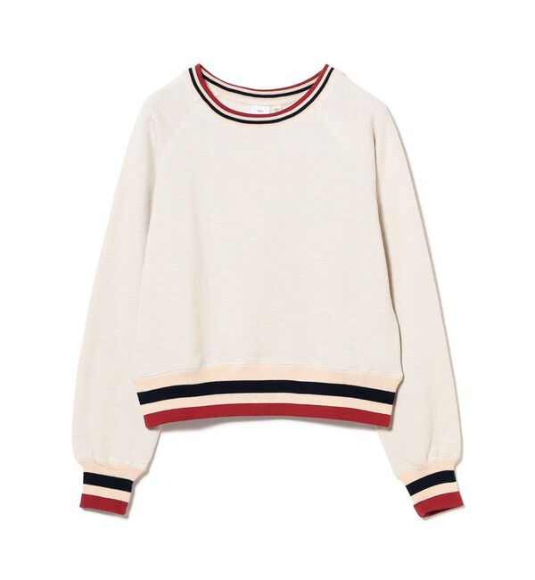 BEAMSBOY「【別注】Healthknit / ライン リブ クルーネック スウェット」|スウェット・ジャージ|