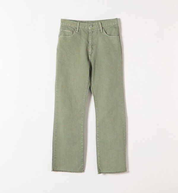 SHIPS any「SHIPS any:〈ウォッシャブル〉オーガニック ツイル フレア パンツ」|デニム|