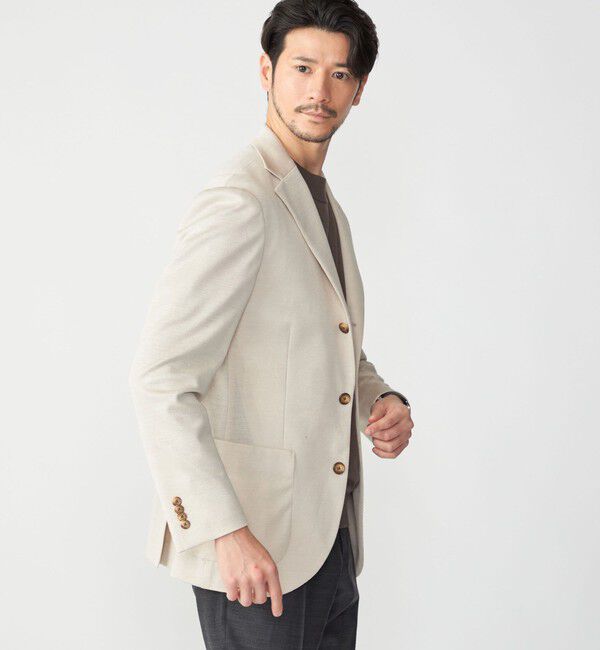 SHIPS「SHIPS: 〈手洗い可能〉ラミー ジャージー ジャケット」|テーラードジャケット|