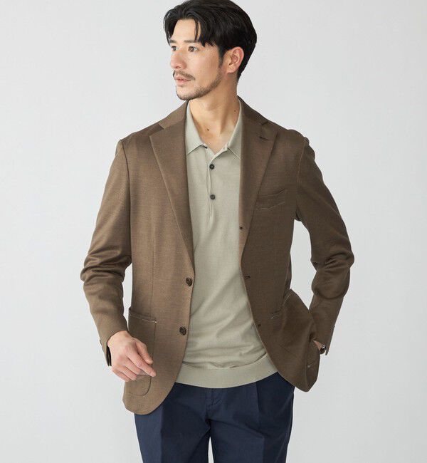 SHIPS「SHIPS: 〈手洗い可能〉ラミー ジャージー ジャケット」|テーラードジャケット|