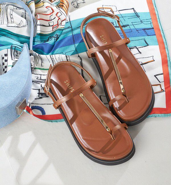 SHIPS for women「Tストラップ サンダル」|サンダル|