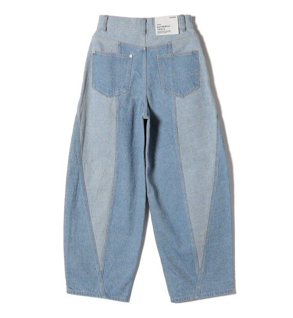 SHIPS for women「パッチワーク カーブ デニム」|デニム|