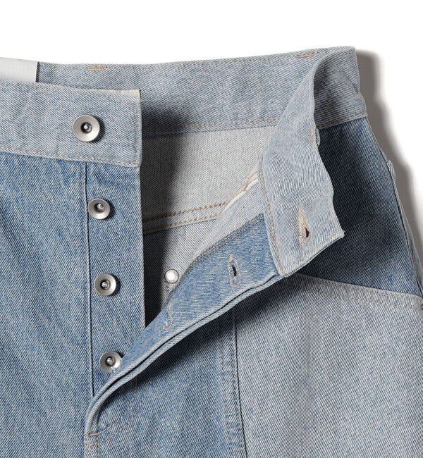 SHIPS for women「パッチワーク カーブ デニム」|デニム|