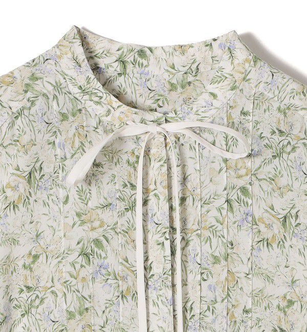 SHIPS for women「IPEKER プリント ピンタック ブラウス」|シャツ・ブラウス|