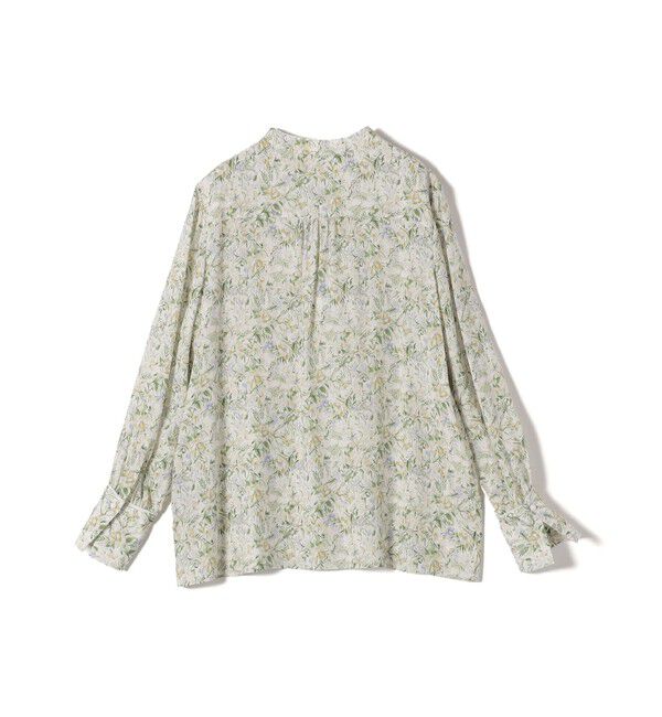 SHIPS for women「IPEKER プリント ピンタック ブラウス」|シャツ・ブラウス|