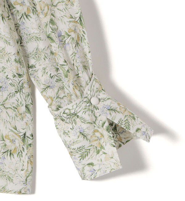 SHIPS for women「IPEKER プリント ピンタック ブラウス」|シャツ・ブラウス|