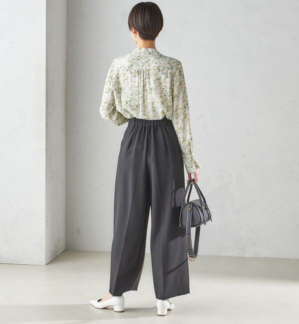 SHIPS for women「IPEKER プリント ピンタック ブラウス」|シャツ・ブラウス|