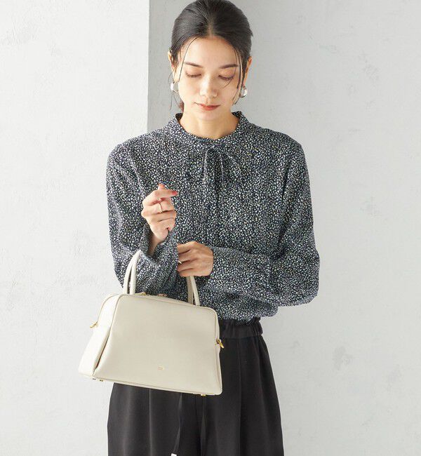 SHIPS for women「IPEKER プリント ピンタック ブラウス」|シャツ・ブラウス|