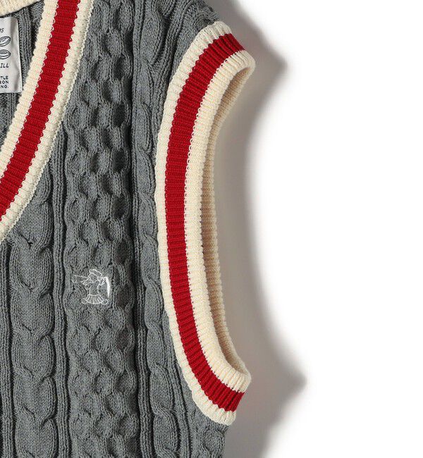 SHIPS for women「【SHIPS別注】LOGAN KNITTING MILLS: チルデン Vネック ベスト」|ベスト・ジレ|