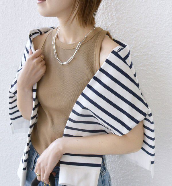 SHIPS for women「アメリカン スリーブ リブ タンクトップ」|タンクトップ|